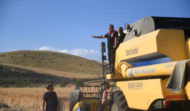 Kocasinan'da biçerdöverler mercek altında