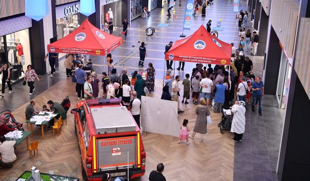 İtfaiye’den miniklere eğlence dolu eğitim