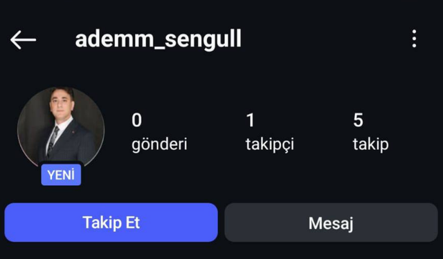 Başkan Şengül'den "Sahte Hesap" uyarısı!