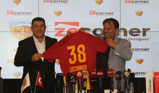 Kayserispor ile Zecorner Arasında 2025-2026 Sezonu İçin İsim Sponsorluğu Anlaşması