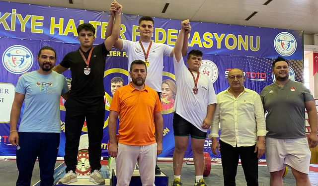 Kayserili Halterciler Türkiye Şampiyonasına damga vurdu