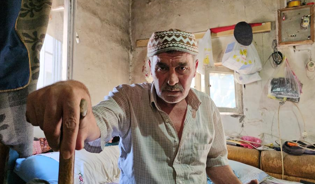 Barakada yaşam süren vatandaş yürek burktu