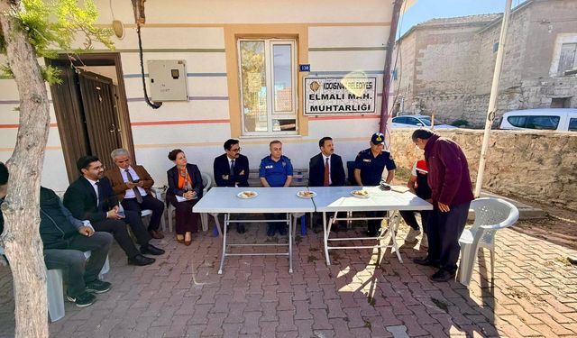 Kaymakam Ermiş, Elmalı Mahallesi’nde Vatandaşlarla Buluştu
