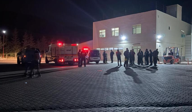 Deterjan fabrikasında kimyasal sızıntı alarmı