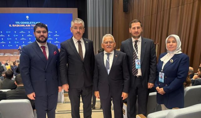 Büyükkılıç; AK Parti 175. Genişletilmiş İl Başkanları Toplantısı'na katıldı