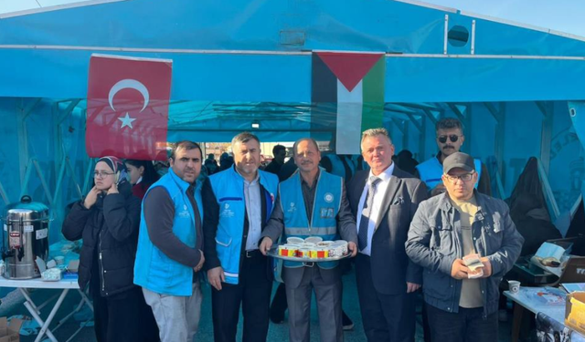 Tomarza'da Gazze için hayır panayırı yapıldı