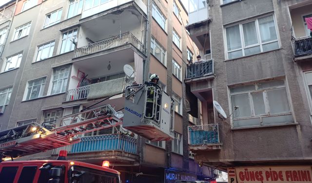 Kocasinan’da Apartmanda Korkutan Yangın