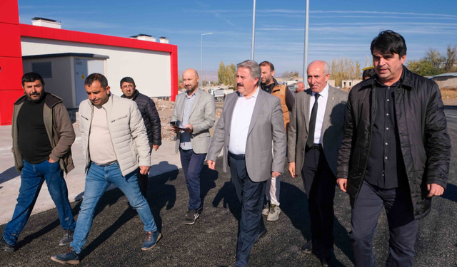 Palancıoğlu sanayi sitesini gezdi