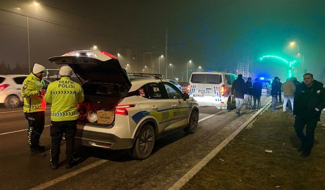 Polise Çarpıp Kaçtı, Merak Edip Geri Döndü