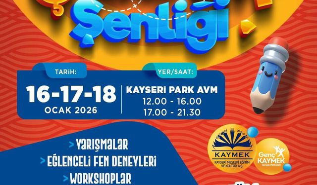 Yarıyıl tatilinde Genç KAYMEK Çocuk Şenliği yapılacak