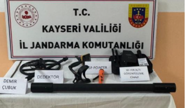 Kaçak kazıya suçüstü