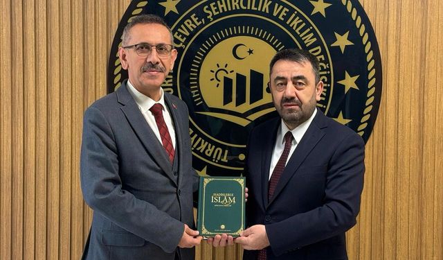 Müftü Ayvaz’dan Şehircilik Müdürü Öztürk’e Ziyaret!