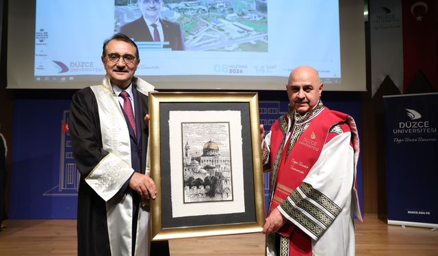 Fatih Dönmez’e Düzce Üniversitesi’nden fahri doktora