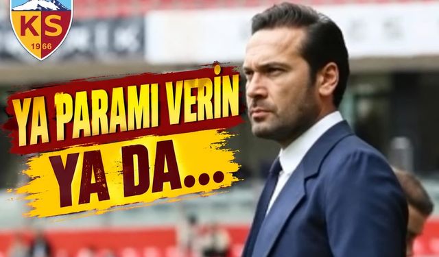 Kayserispor’a Sportif Direktör şoku