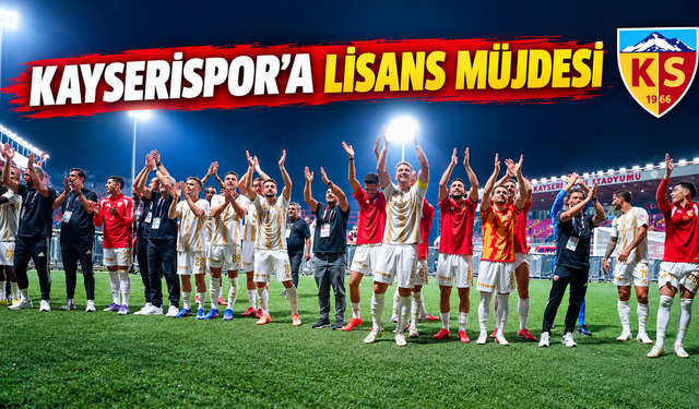 Kayserispor’a Federasyon’dan güzel haber