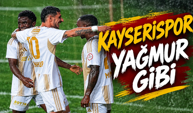 Kayserispor Antalya'ya faturayı ağır kesti