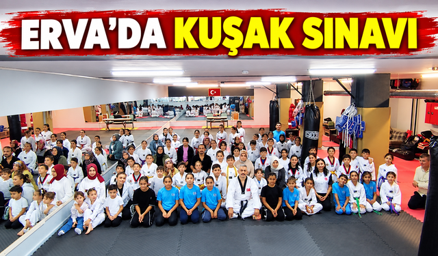 ERVA Spor Okullarında 2026 Kuşak Sınavı