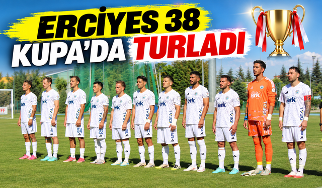Erciyes 38 FK, kupada 2 golle turladı