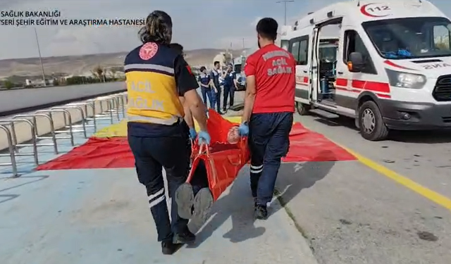 Kayseri Şehir Hastanesinde Nefes Kesen Tatbikat