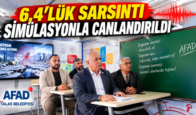 Talas’ta Deprem Farkındalığı için...