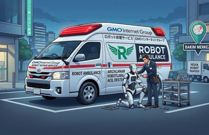 Bu ambulans Robot taşıyor