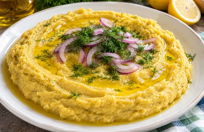 Sofraların Yıldızı! Lezzetinin Sırrı Kıvamında Saklı Zeytinyağlı Fava Tarifi