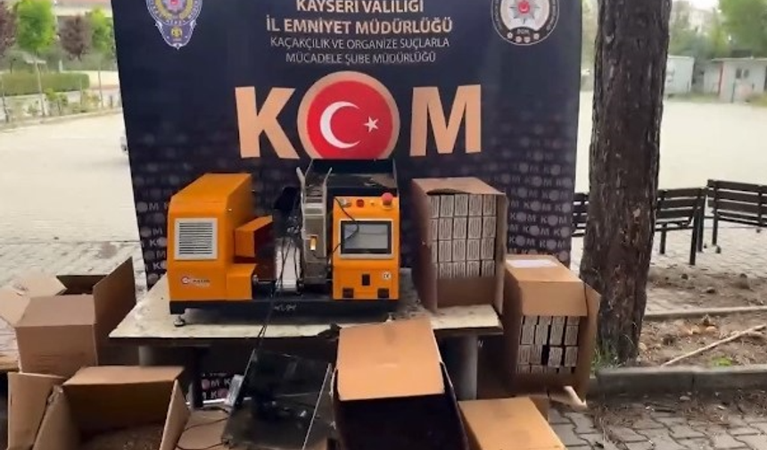 Kayseri'de Kaçak Tütün Operasyonu!