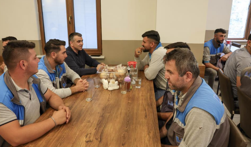 Başkan personele teşekkür etti