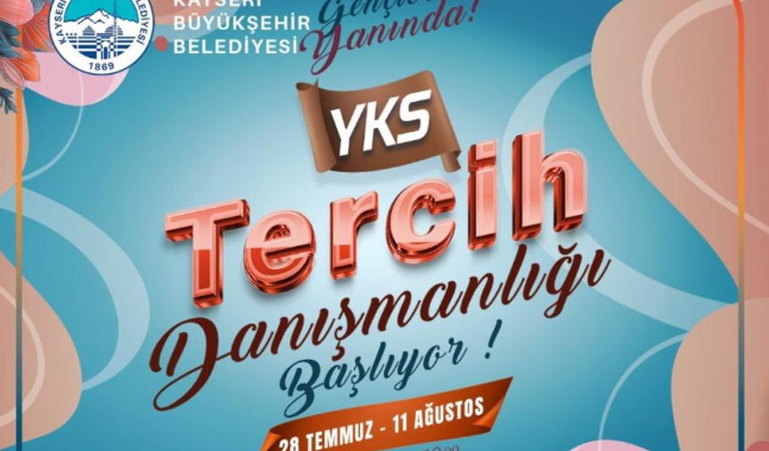 Üniversite adayları için ücretsiz YKS danışmanlığı