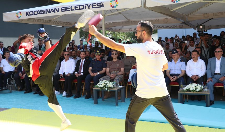 Kayseri’de 56. ERVA Spor Okulu görkemli törenle açıldı