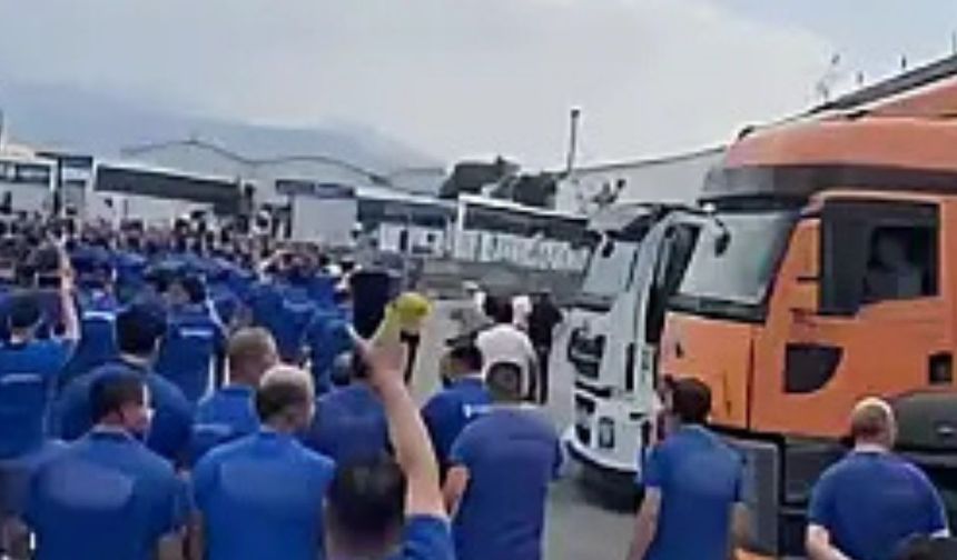 Kayseri'de Dev Yatak Fabrikasında Grev Şoku