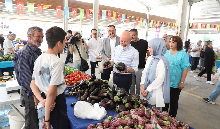 Kayseri’de Organik Pazara Büyük İlgi