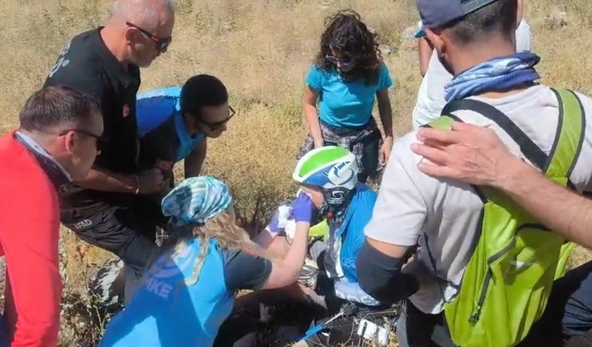 Paraşütçü turistin imdadına AFAD ve UMKE yetişti