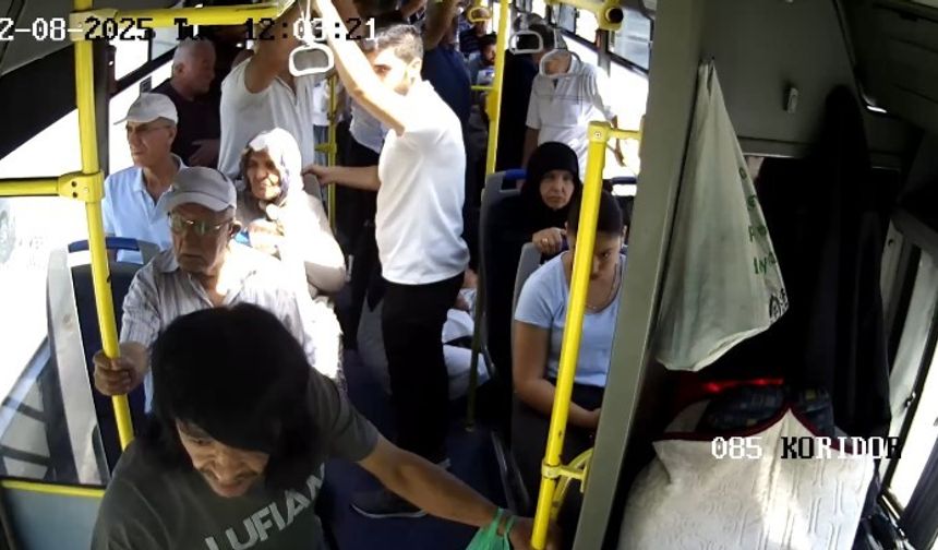 Kayseri’de Otobüs Şoföründen Kahramanca Müdahale