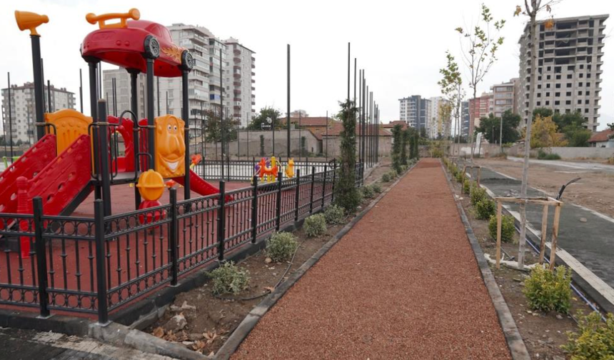 O mahalleye 5 yeni park daha