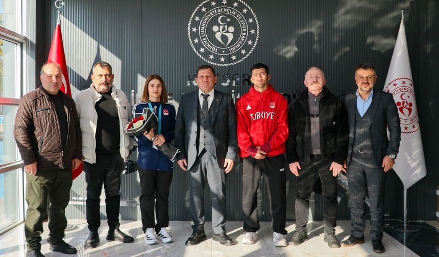 "Kayserili sporcularımızla gurur duyuyoruz"