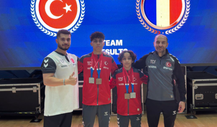 Kayserili Cimnastikçilerden çifte madalya