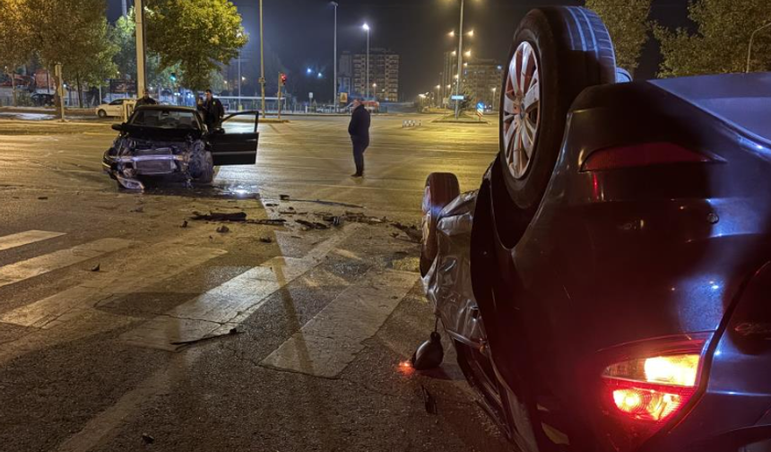 Otomobil takla attı: 2 yaralı