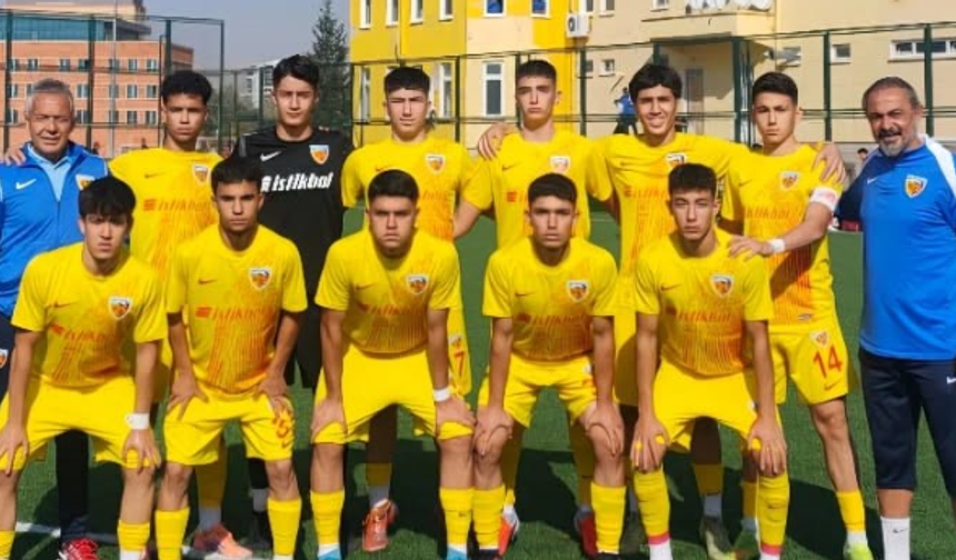 Kayserispor U17'de sevindiren mağlubiyet