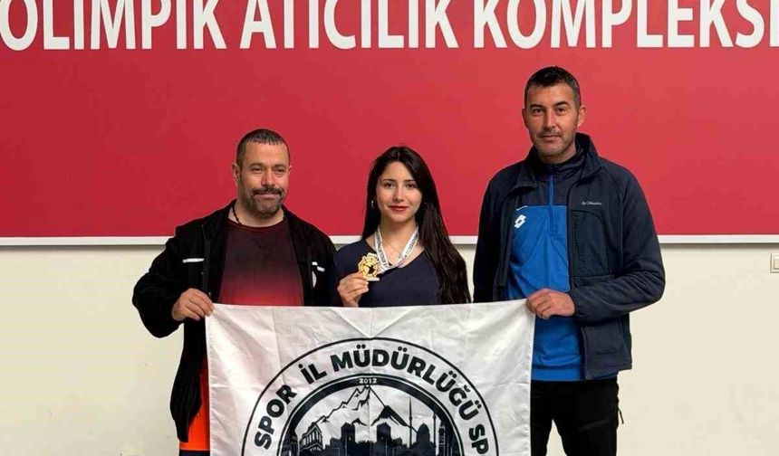 Kayseri’nin altın kızı!