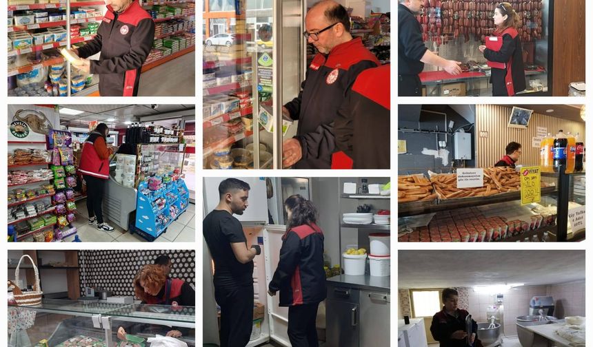 Kayseri’de Gıda Denetimleri Hız Kesmeden Sürüyor