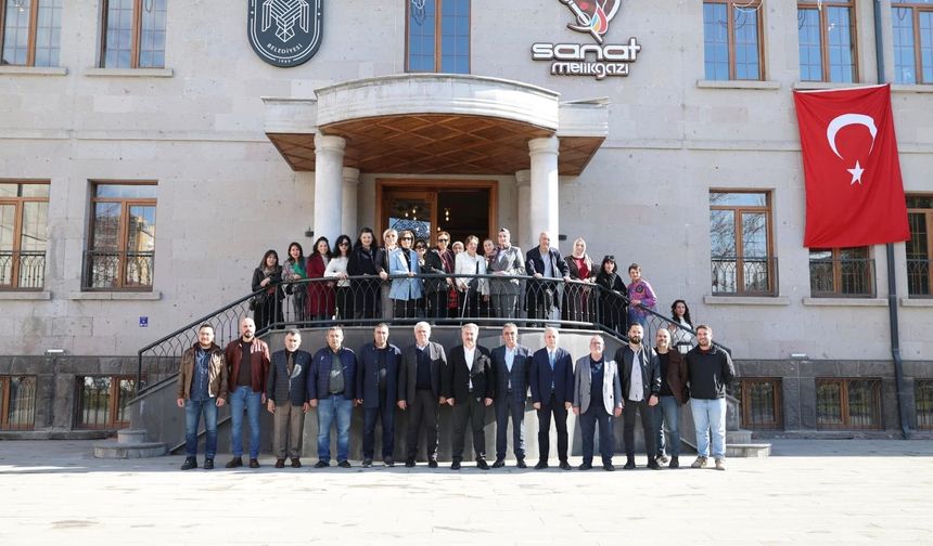 Sanat Melikgazi Kayseri Kent Konseyi'ni ağırladı