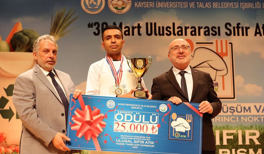 Genç şef adayları ödüllerini aldı