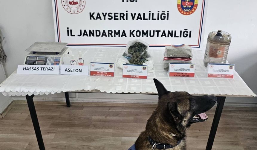 Kayseri'de uy*uşturucu operasyonu: 2 gözaltı