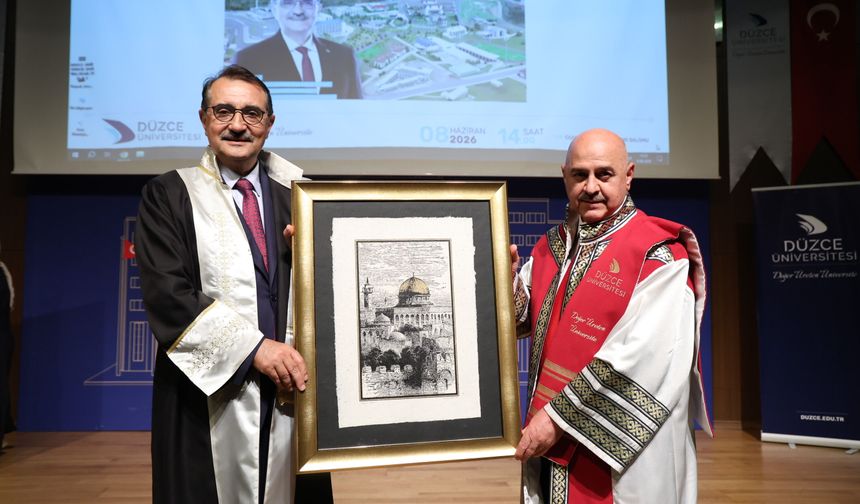 Fatih Dönmez’e Düzce Üniversitesi’nden fahri doktora