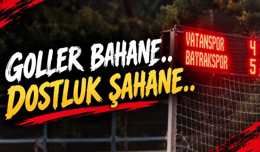 Gol düellosunu Bayrakspor kazandı