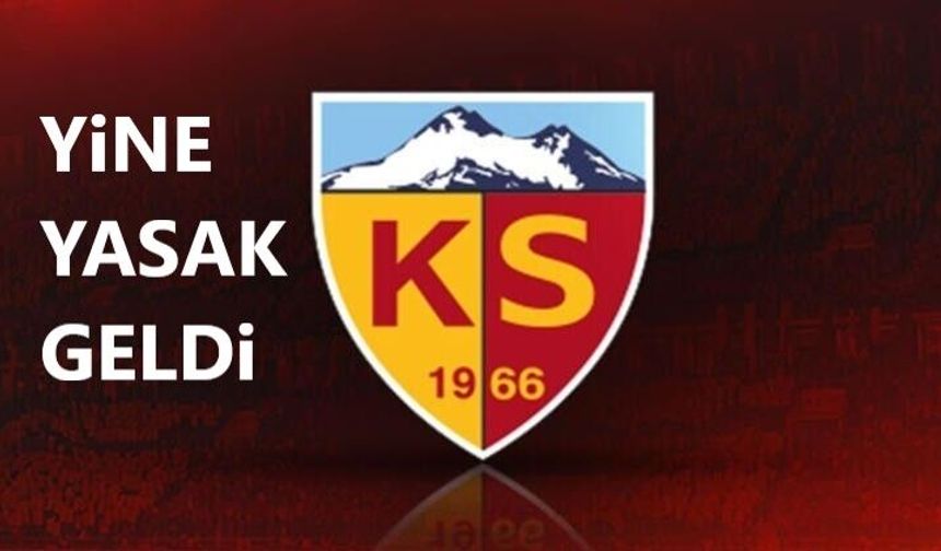 Kayserispor'a yine transfer yasağı