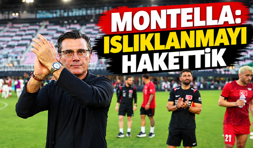 Montella, İtalya maçı sonrası açıkladı. Montella istifa mı etti