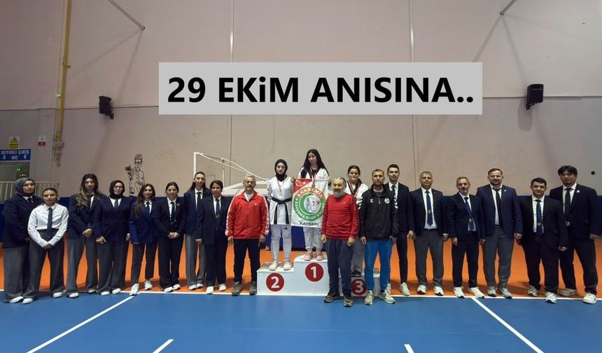 29 Ekim TaeKwonDo turnuvası yapıldı