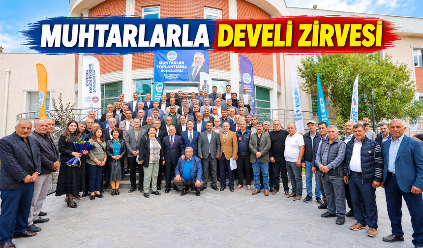 Develi Muhtarlarıyla İstişare Toplantısı